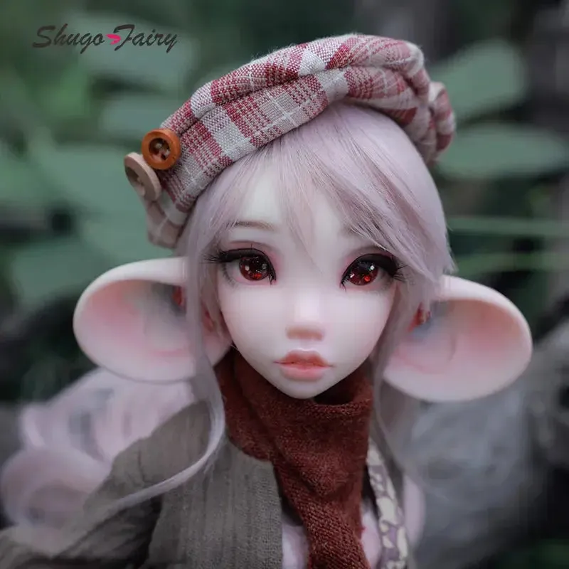 1/4 Shuga Fairy Yudit BJD Doll - Autumn Style with Big Ears & Eyes - Full Set