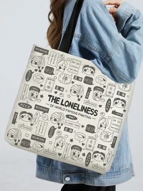 AlanBalen® - Cartoon Newspaper Printing Bag