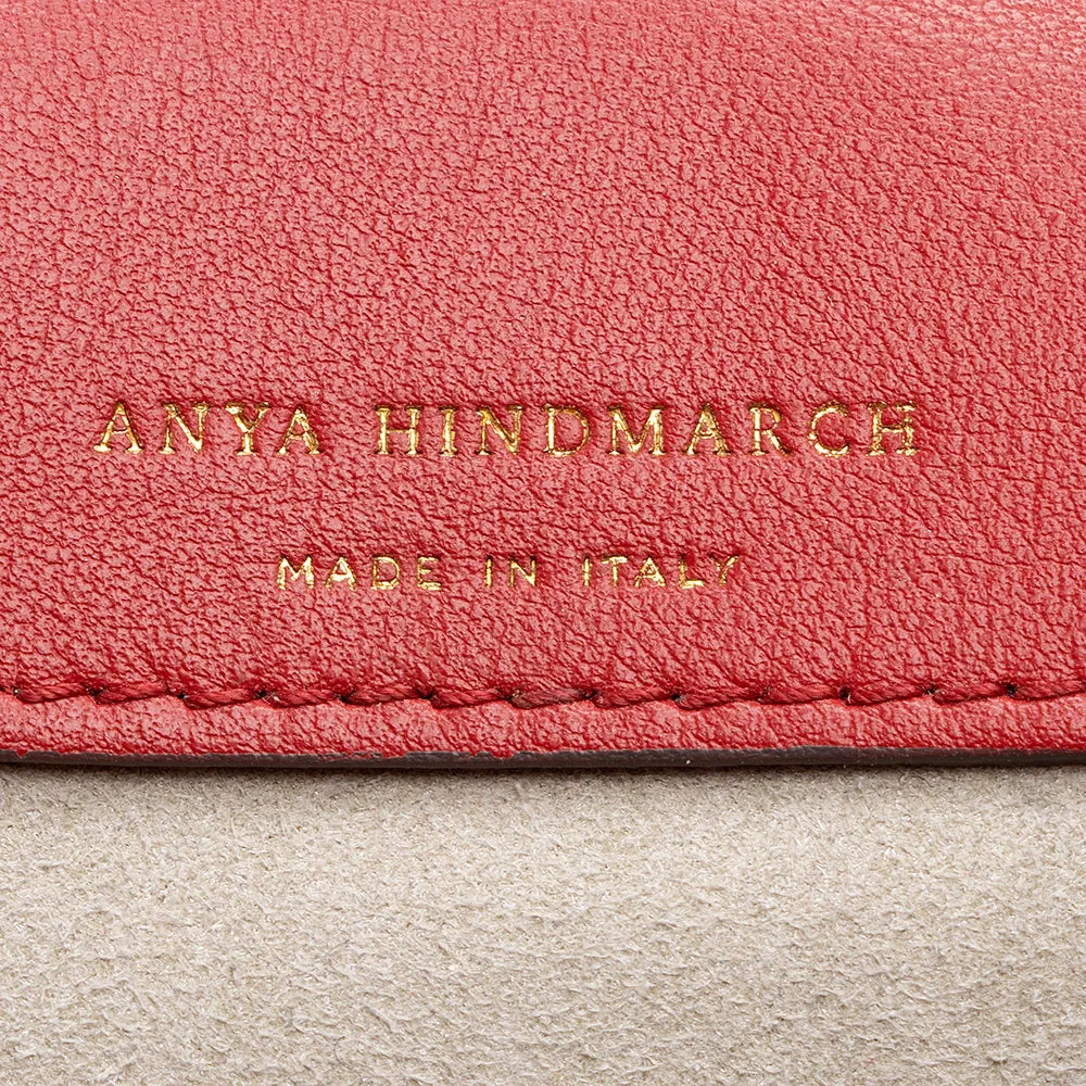 Anya Hindmarch Grain Leather Vere Soft Satchel (SHF-20625)