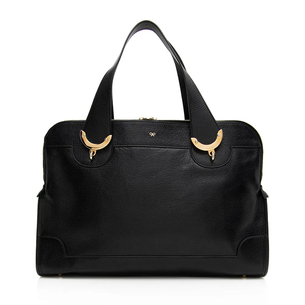 Anya Hindmarch Leather Seymour Top Handle Tote (SHF-19947)