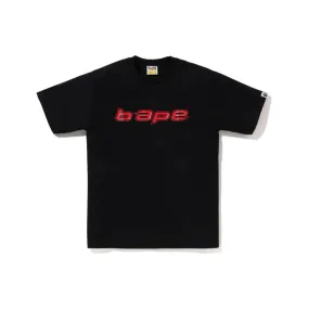 Bape Silicon Logo Tee Black