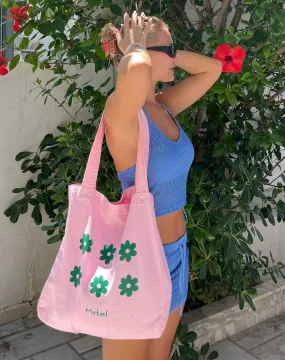 Barbs Tote Bag in Pink Motel Floral