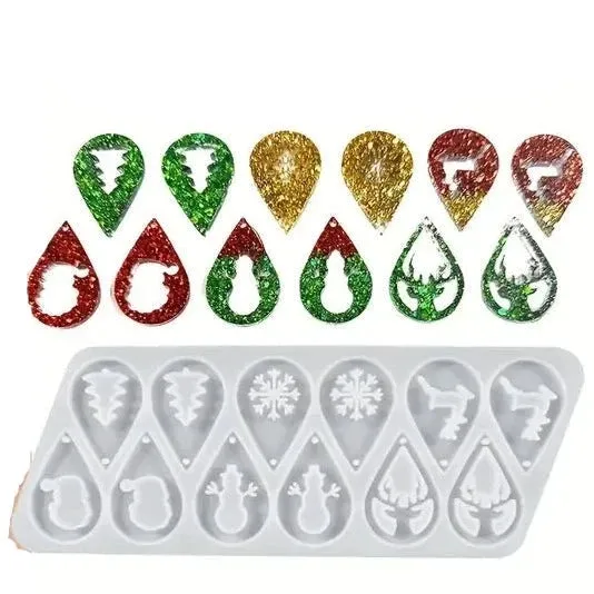 Christmas Earring Mold -6 set