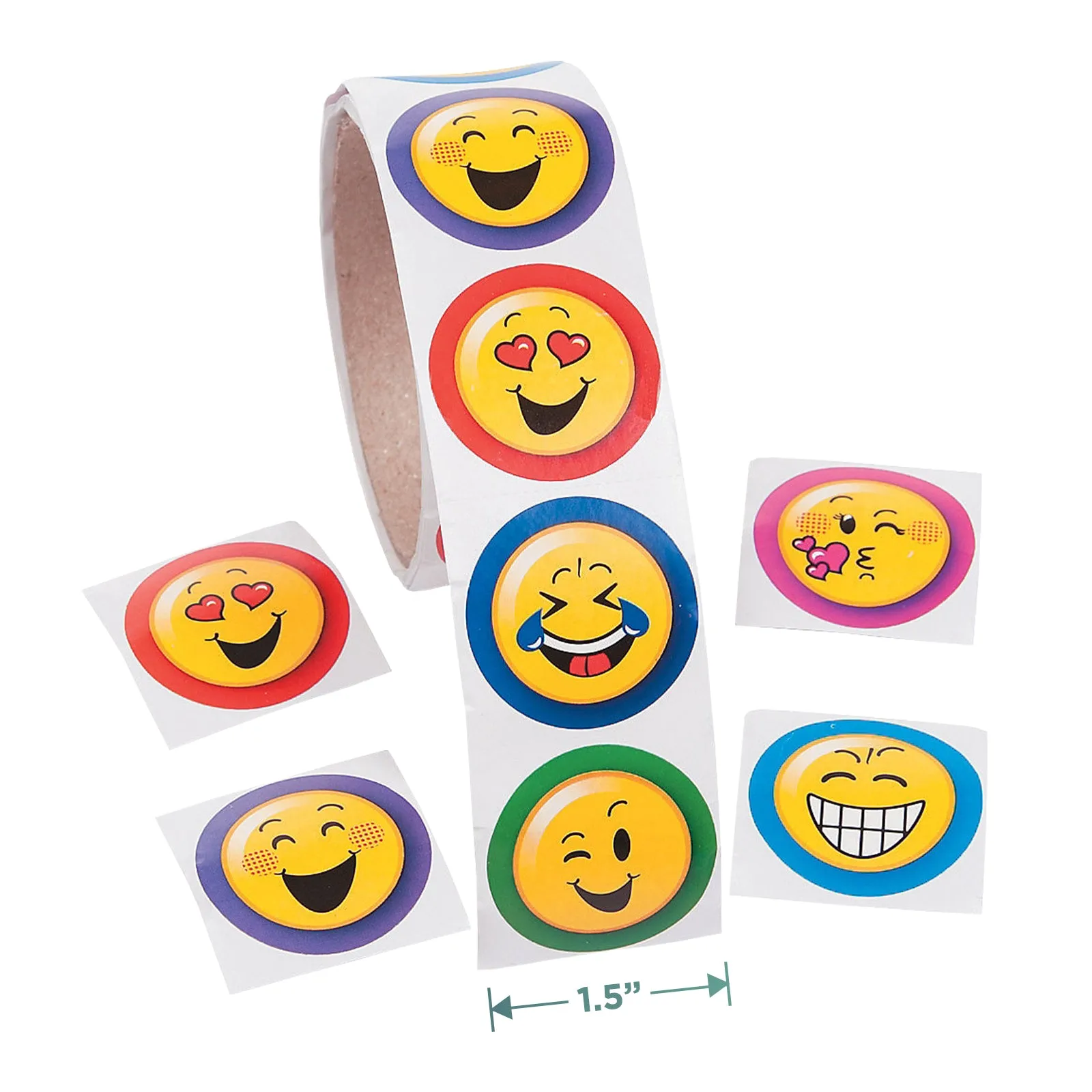 Emoji Party Favors - Smiley Face Goody Bags, Mini Yo-yos, Mini Drums, and Stickers for 12 Guests