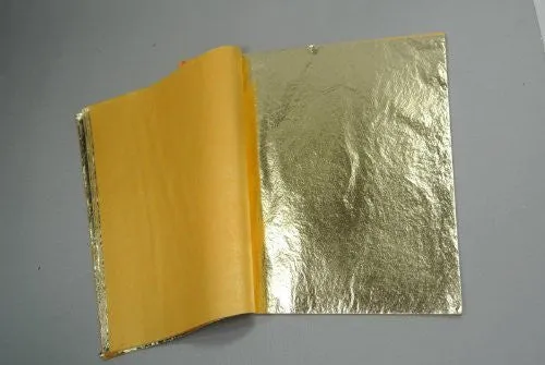 Imitation Gold Leaf (Gold#2.0) 140mm X 140mm - 25 Sheet Book