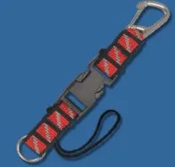 Innovative Split-Ring Lanyard 2-3/8 Stainless Steel Carabineer