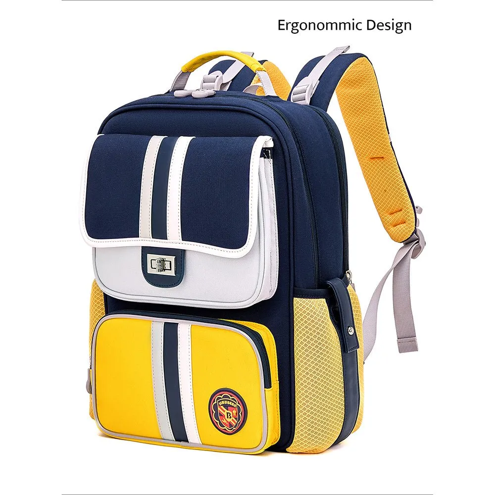 Little Surprise Box,3 stripes Ergonomic School Backpack for Kids.