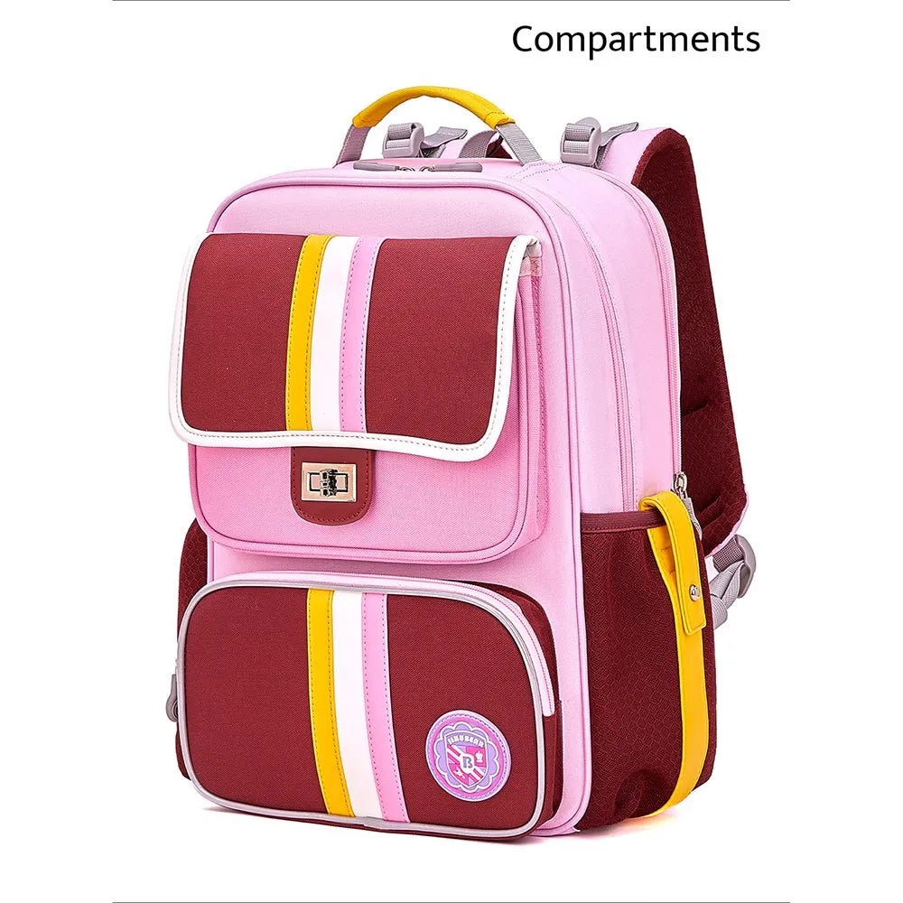 Little Surprise Box,3 stripes Ergonomic School Backpack for Kids.