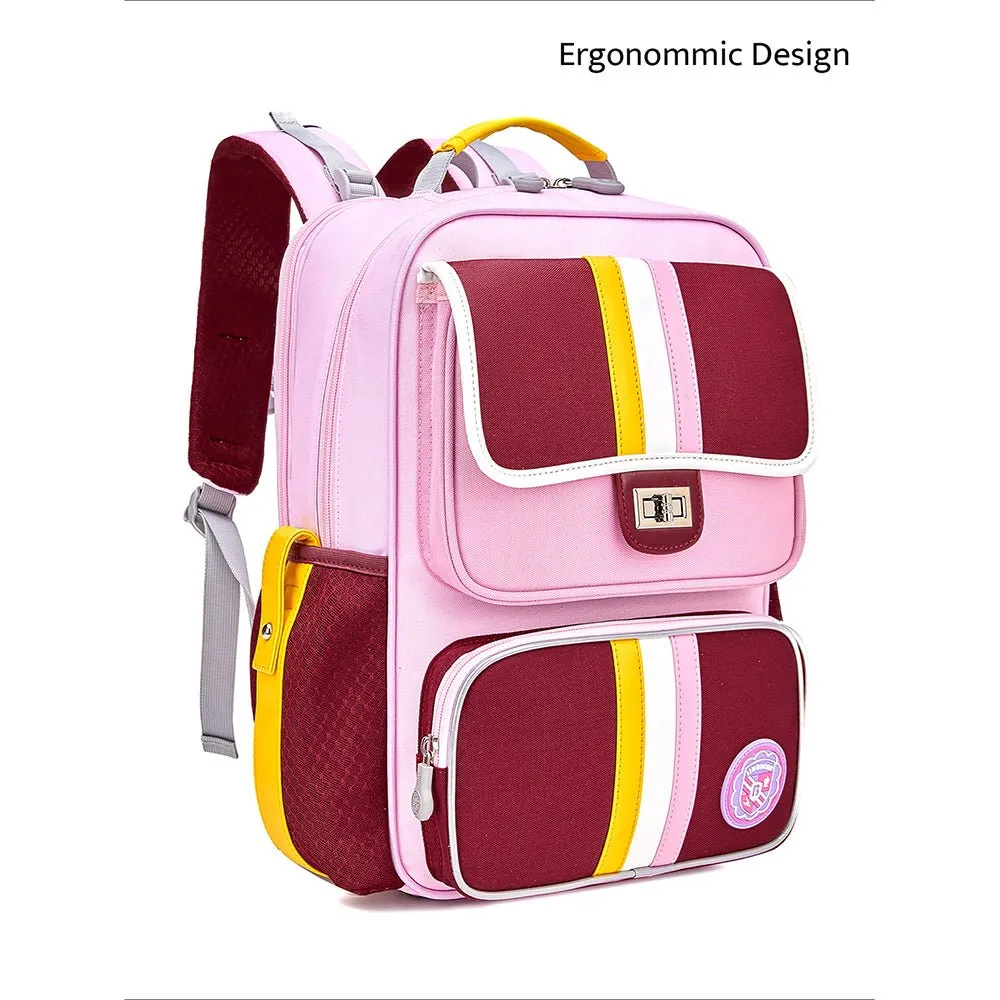 Little Surprise Box,3 stripes Ergonomic School Backpack for Kids.