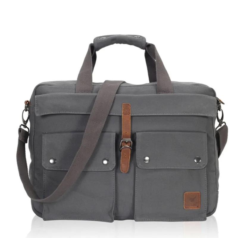 Men Casual Canvas Handbags Men's Bags Laptop