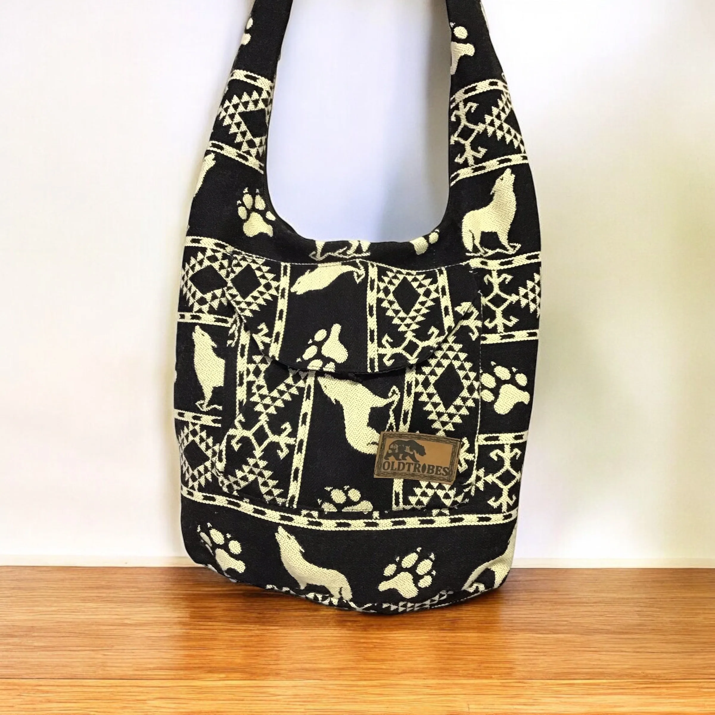 OLDTRIBES™ Black and White Crossbody Bag