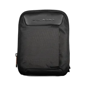 Piquadro Black Recycled Men Shoulder Bag