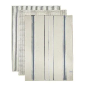 Royal Doulton Urban Dining Woven Stripe Tea Towels Set 3 Piece